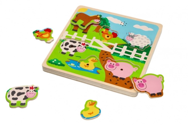 Geluids puzzel - boerderijdieren