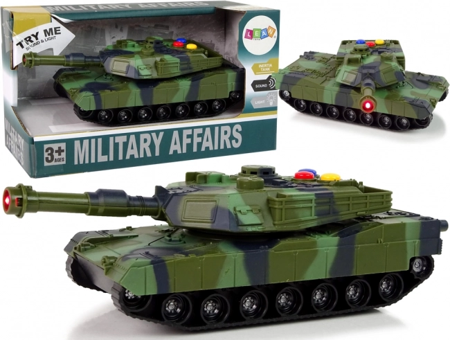 Char d’assaut militaire 1:32 avec camouflage, lumières et sons