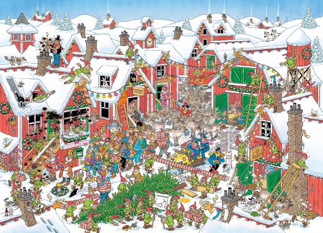Jumbo Puzzle Jan van Haasteren Lustiges Dorf 1000 Teile