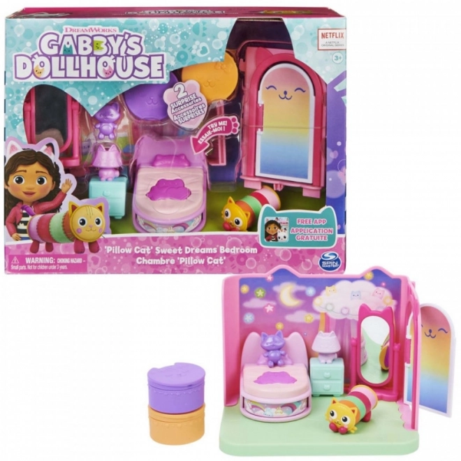 Set de figurines Maison de Gabi les chambres magiques – Chambre à coucher