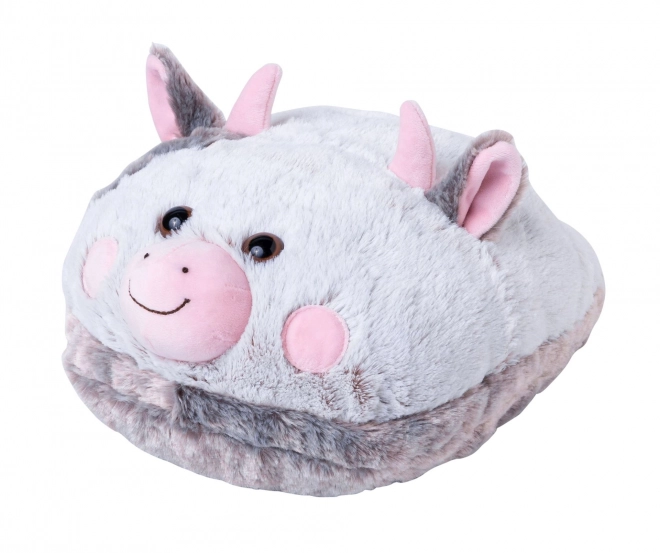 Warmes Plüschpantoffel Kuh Cozy Noxxiez