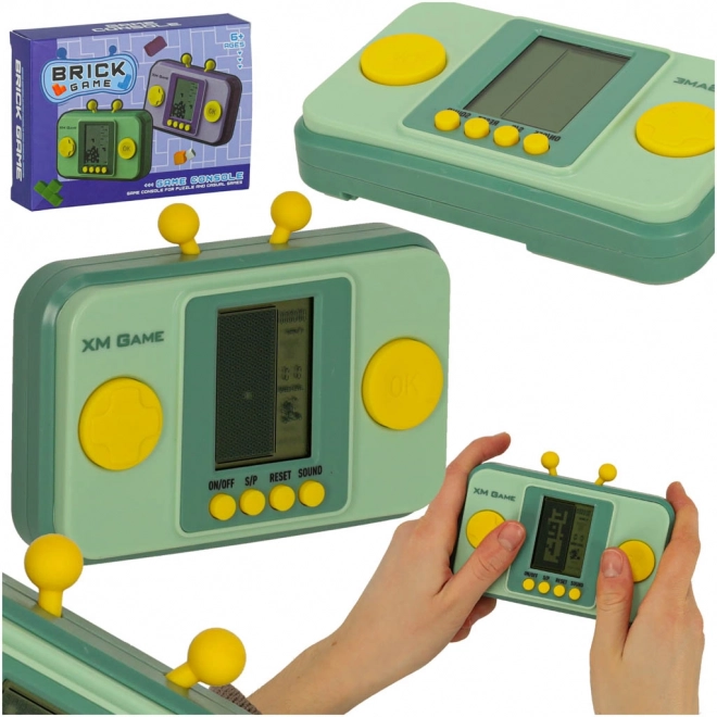 electronic portable gaming console green