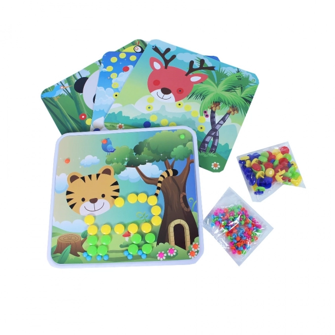 Mozaïek met paddenstoelen en afbeeldingen - 5 motieven
