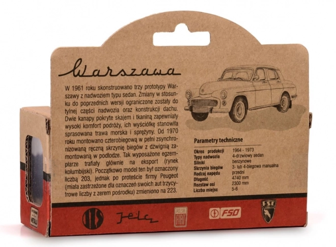 Modellauto Warszawa 223 Aschgrau 1:43