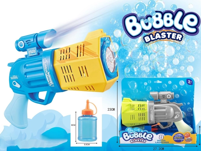 Pistolet à bulles à piles