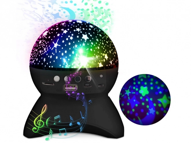 Projecteur de ciel étoilé avec LED et haut-parleur Bluetooth