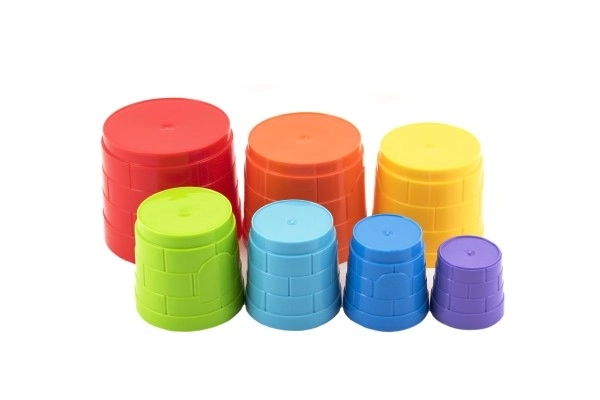Ronde Kubuspiramide 7 stuks