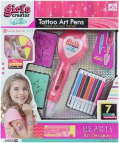 Battery-Powered Tattoo Set for Girls