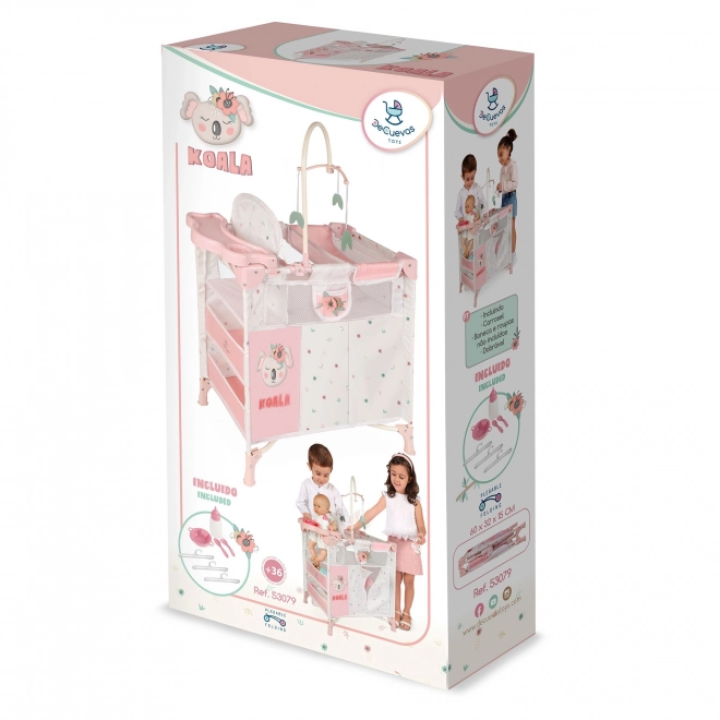 Folding Crib for Dolls Koala