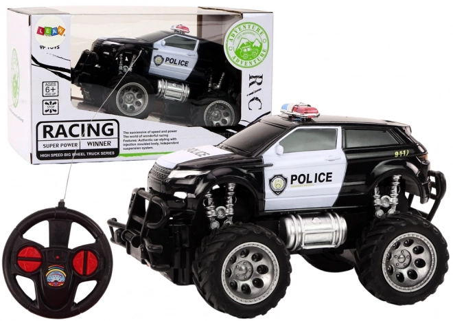 RC terrein politieauto met afstandsbediening 1:24