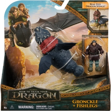 Hoe tem je een draak - Draak en viking Gronckle en Rybinoha