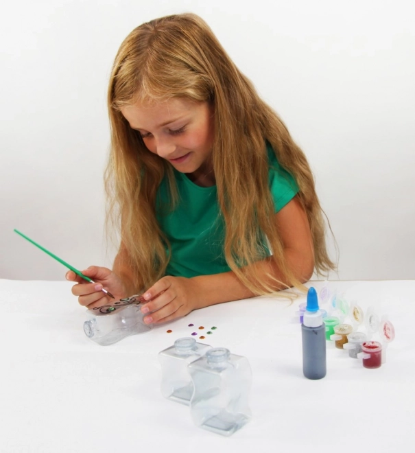 Creatieve set Glanzende vazen - glas beschilderen