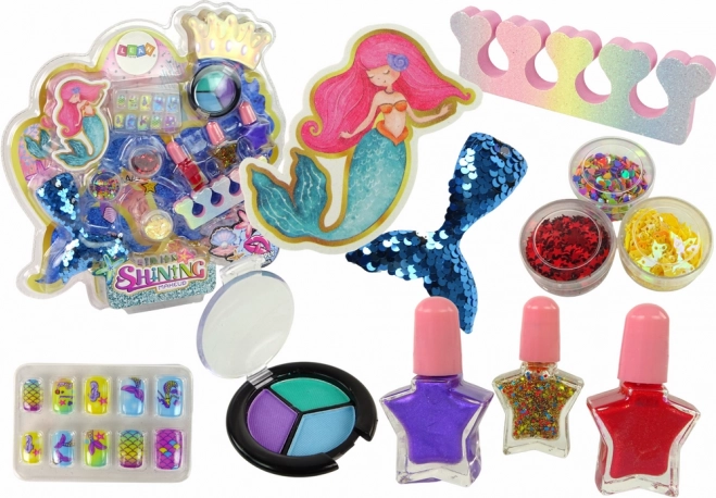 Kit de maquillage décoration d’ongles sirène