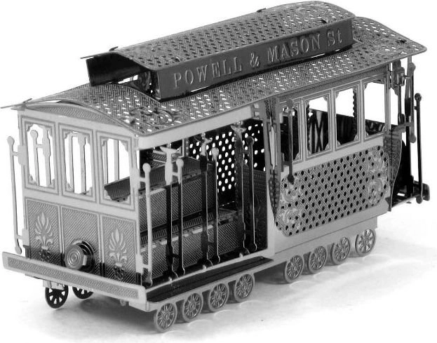 Modèle 3D en métal Tramway à câble de San Francisco