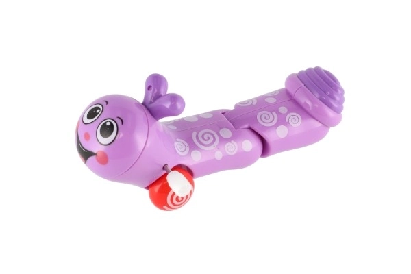 Kruipende plastic worm van 13cm, verkrijgbaar in 6 kleuren, 12 stuks in doos