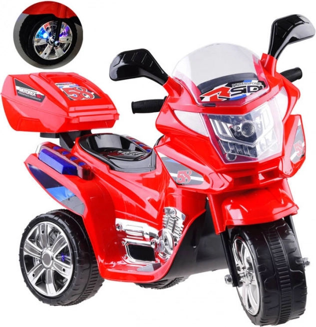 Bright LED lighting across the entire motorcycle