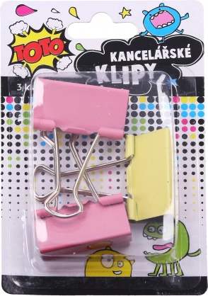 Pinces de bureau 41 mm, lot de 3 pièces