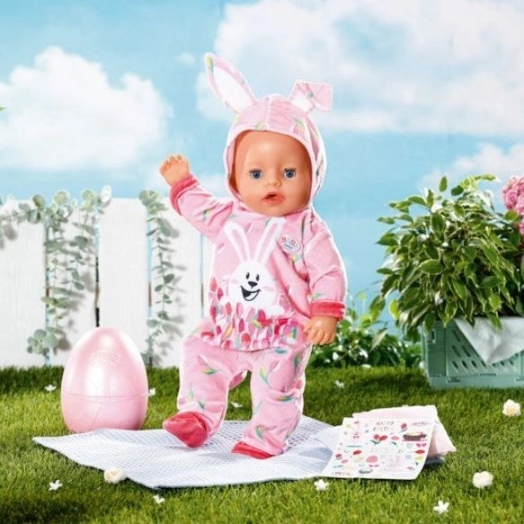 BABY born Œuf de Pâques avec tenue et autocollants