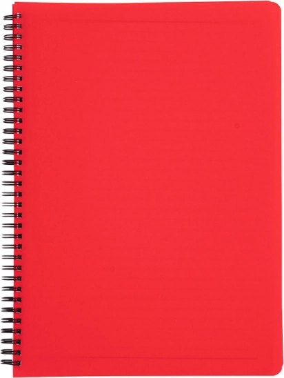 Bloc à anneaux A5 Classic rouge