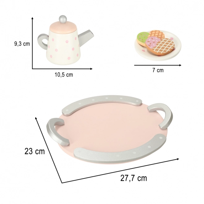 Lulilo houten thee- en koffieset