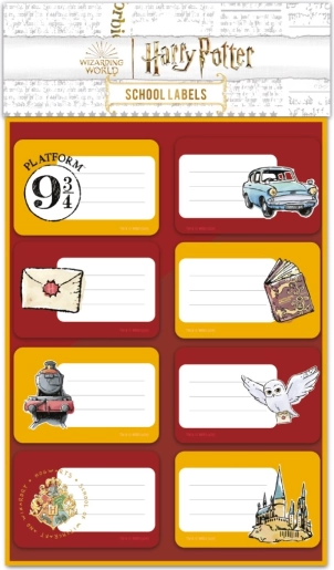 Autocollants pour cahiers et manuels scolaires à motif Harry Potter