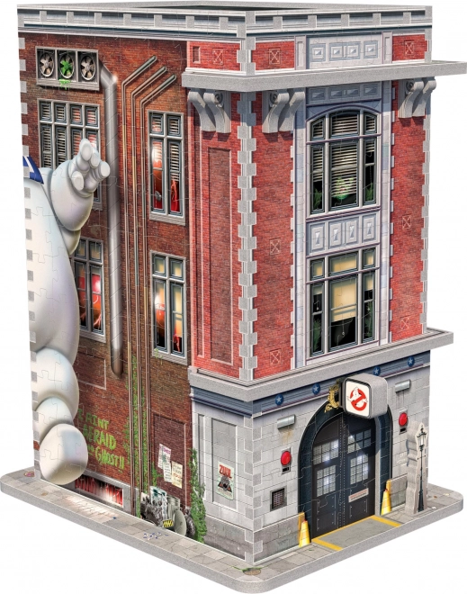 WREBBIT 3D puzzel Ghostbusters: Brandweerkazerne van de geestenjagers 500 stukjes