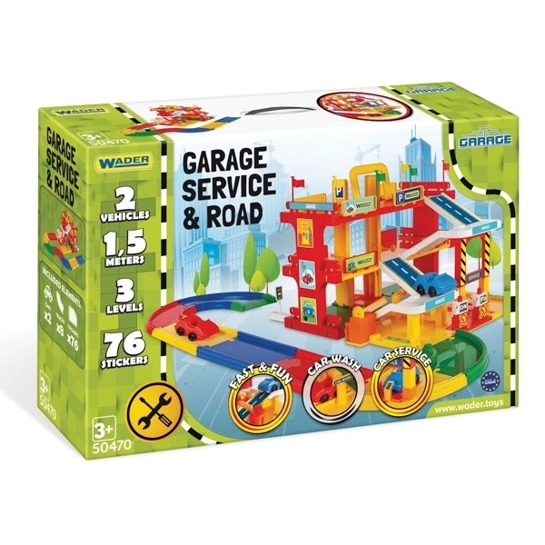 Garage Service with Road by Wader