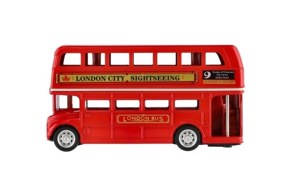 Rode dubbeldekker Londen 12 cm