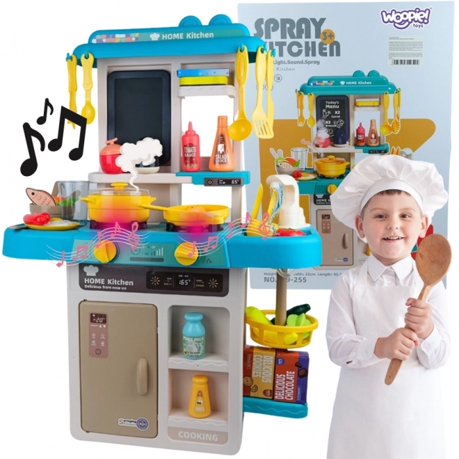 Interactieve keuken voor kinderen Woopie met accessoires