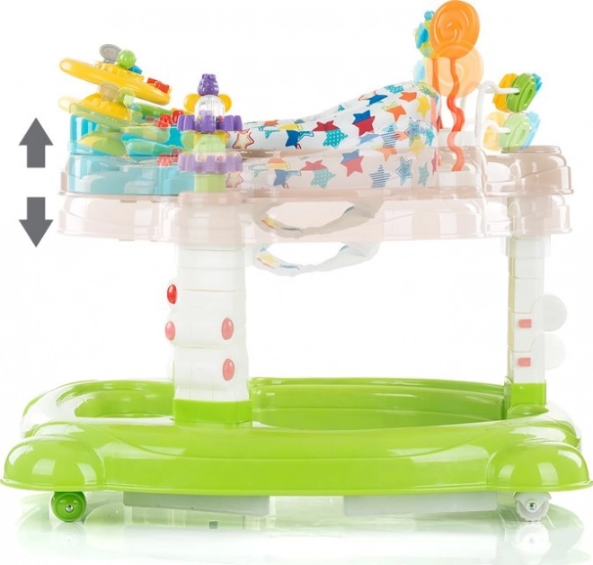 Loopstoeltje Joya Lux 4-in-1 voor kinderen met sterrenpatroon