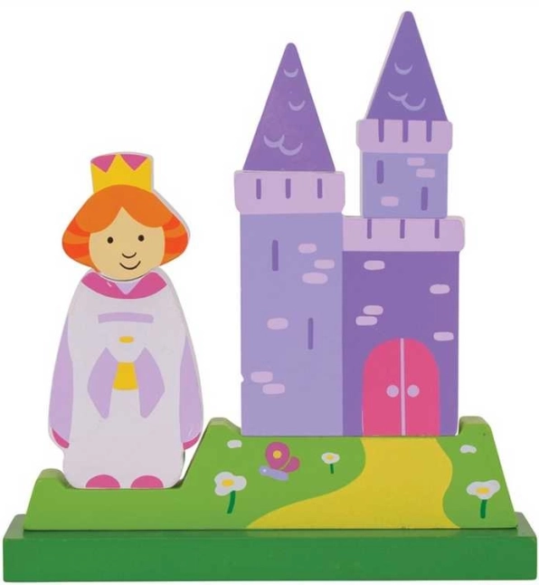 Magnetische verticale puzzel kasteel Bigjigs Toys