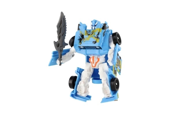 Transformer robot blauw