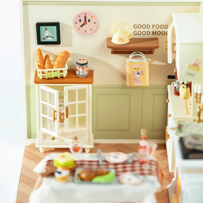 RobTime Cozy Dining Room Dollhouse