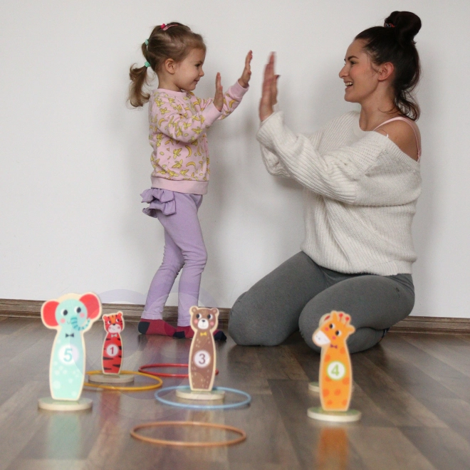 Tooky Toy Wooden Target Toss Game