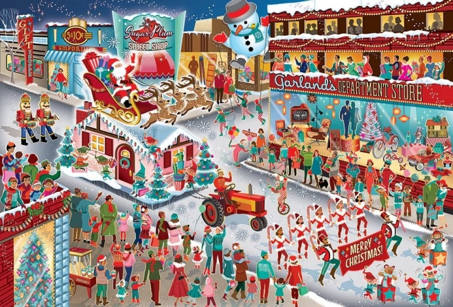 Puzzel Santa’s Parade 2000 stukjes van Cobble Hill