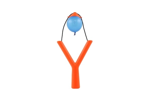 Lance-pierre avec bombes à eau/ballons 36 pcs plastique 14x19cm 2 couleurs dans un sac
