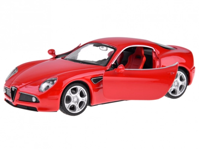 Metalen autootje Alfa Romeo 8C Competizione schaal 1:32