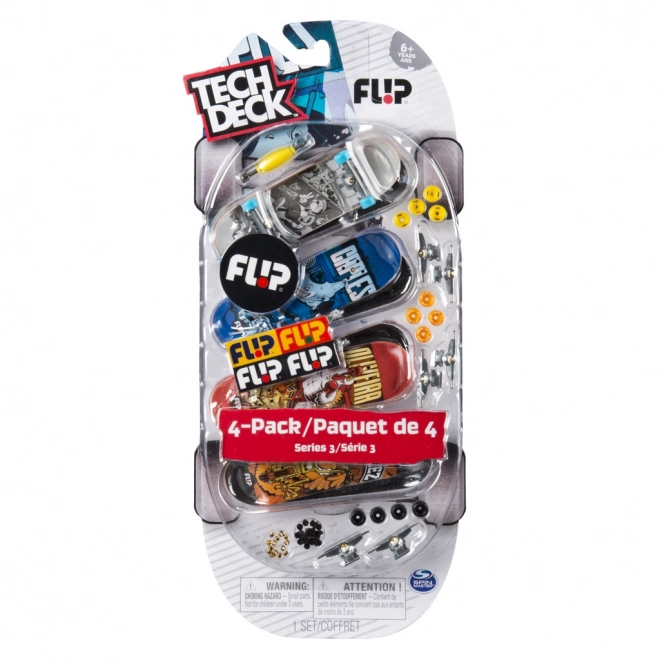 Tech Deck vingerboard vierdelige set