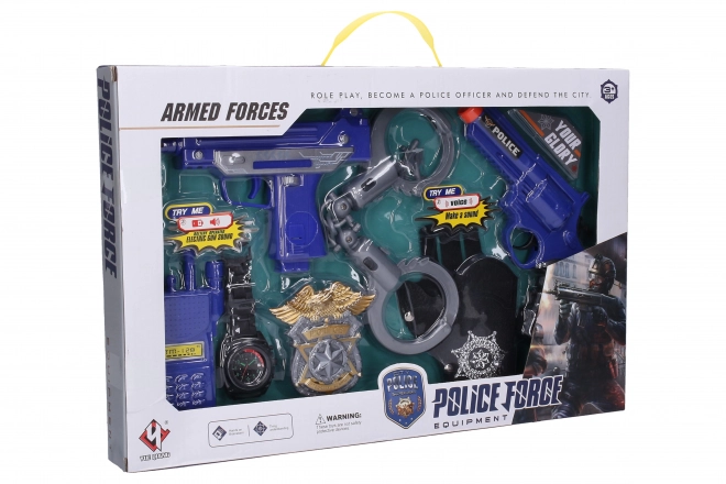 Politiebeslag van wapens 18 cm