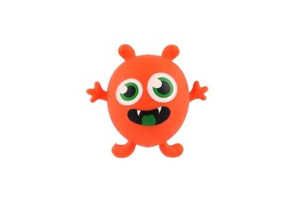 Monster/slijm antistress bal 9x8cm 3 kleuren