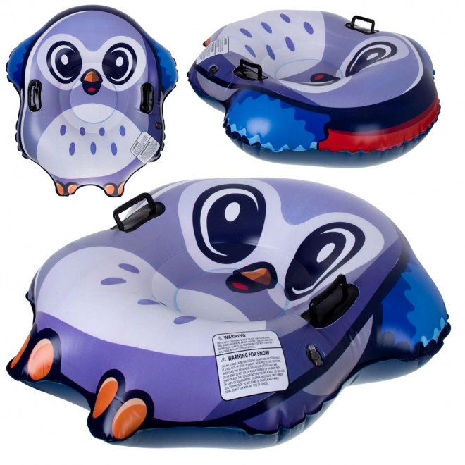 Opblaasbare pinguïn voor op de sneeuw - 39 cm