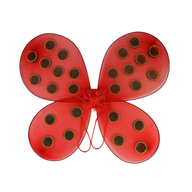 Kindercostuum tutu rok lieveheersbeestje met vleugels