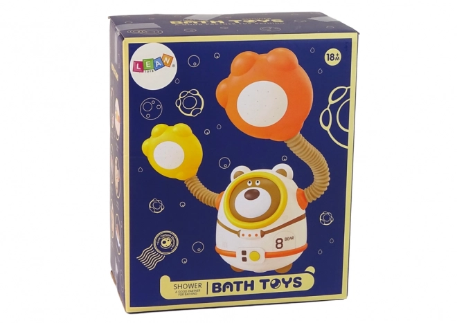 Leuk waterspeelgoed voor in bad - astronautenbeer met douche op batterijen