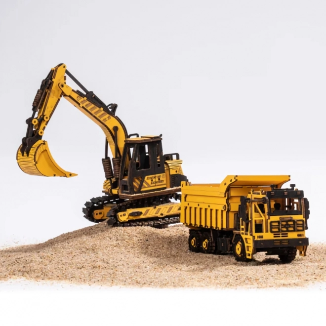 RoboTime houten 3D-puzzel - Vrachtwagen