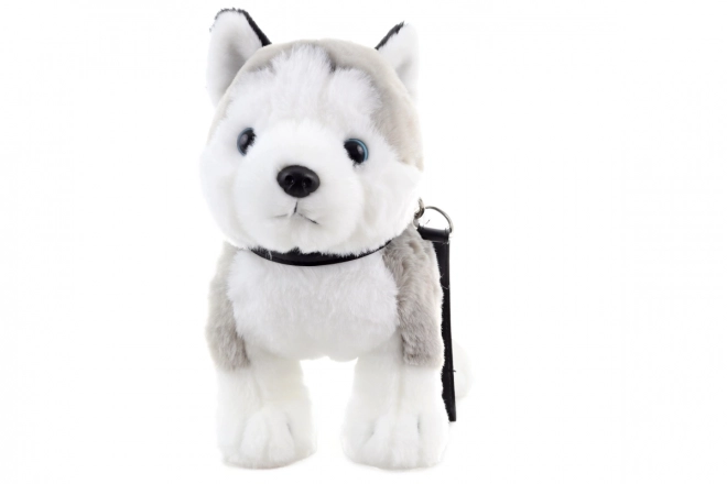 Soft Toy Husky with Leash Eco-Friendly