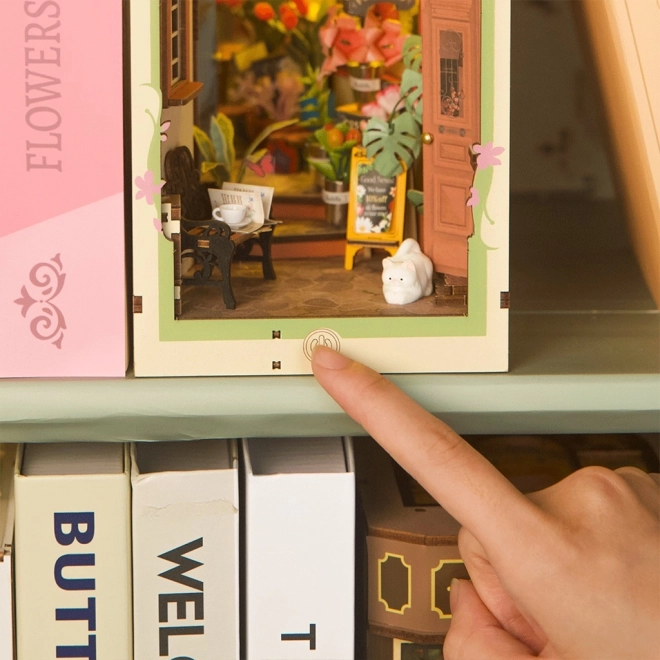 RoboTime 3D puzzel Boekensteun Bloemenhoek