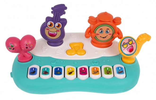 Kinderpiano met instrumentgeluiden