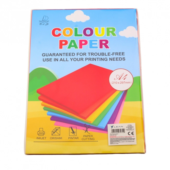 Gekleurd papier A4 voor afdrukken en handwerk