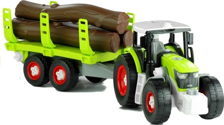 Tractor met realistisch ontwerp