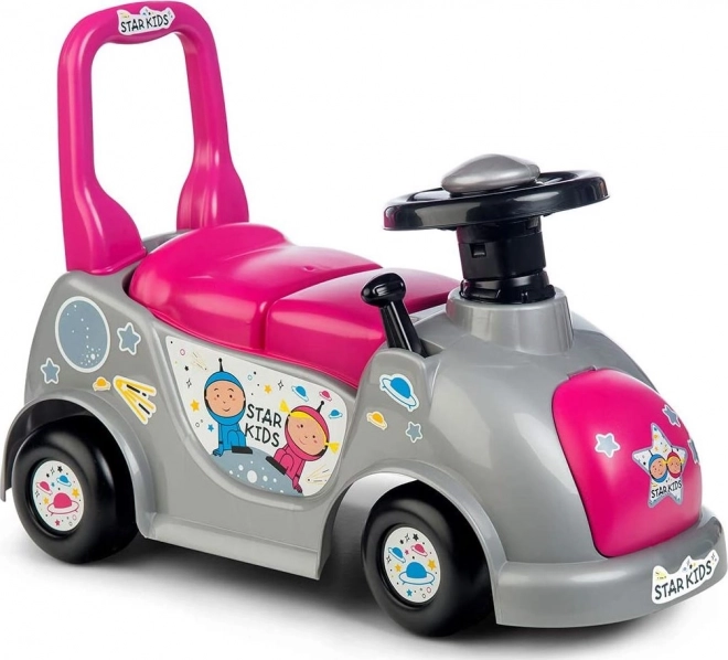 Loopfiets 3-in-1 Star Kids roze